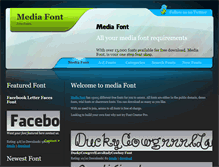 Tablet Screenshot of mediafont.com